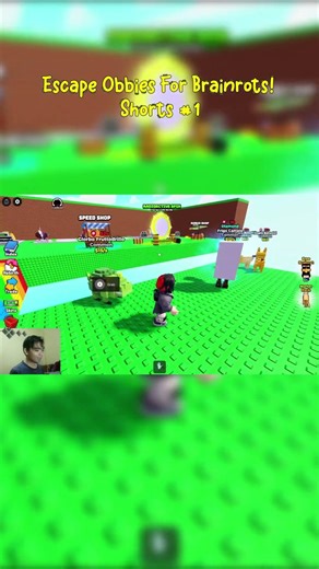 Roblox Shorts #ReadyToReady - Escape Obbies For Brainrots! (1) Tsunami Brainrot