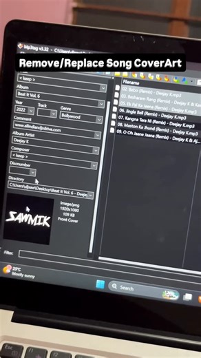 djsawmik on Instagram: "How to Remove or Replace Song cover art #mp3tag #djtips #djsawmik #removecoverart #replacecoverart"