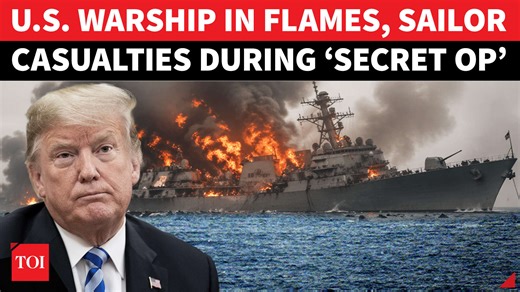 America’s most expensive warship on fire, sailors hurt during major military op
