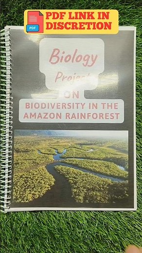 Project On Biodiversity in the Amazon Rainforest || Biology Project Class 12th CBSE 2025-26
