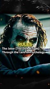 The Joker’s psychology explained. The Dark Knight - character analysis #joker #darkknight #psycho