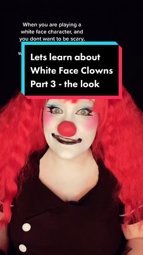 Let’s talk about white face clowns! Here’s how to achieve the classic white face look #clowngirl #clowncore #clowntok #clownmakeup #turnclownforwhat