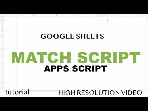 Match Function with Google Sheets Apps Script -JavaScript IndexOf Method Tutorial - Part 16