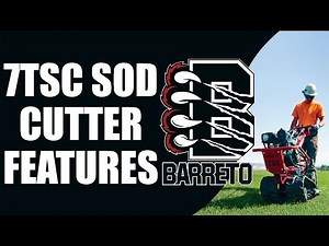 7TSC Track Sod Cutter Features || Barreto Manufacturing, Inc.