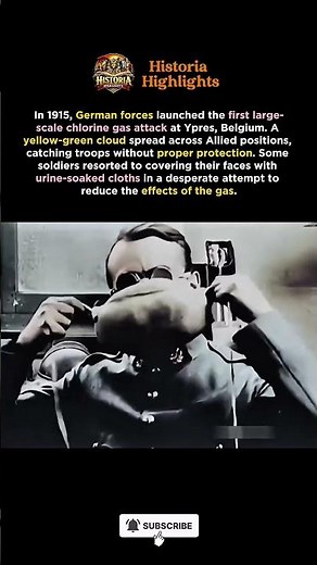 The First Chlorine Gas Attack at Ypres: Chemical Warfare Begins in 1915