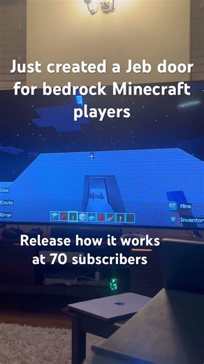 Jeb door bedrock #minecraft #redstone #jeb #bugrock #bedrockedition