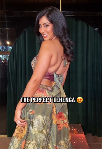 Stunning Backless Lehenga Outfit for Indian Fashion