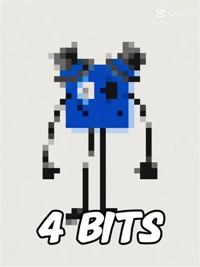 64 bit 32 bit 16 bit 8 bit 4 bit 2 bit 1 bit #bits #meme #funny