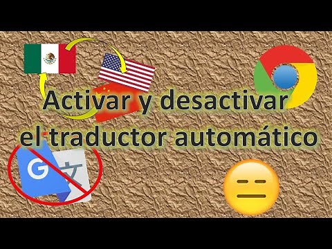 Activar-Desactivar Traductor automático en Chrome