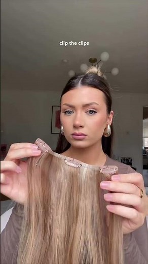 TOP TIPS: creating a seamless blend with clip-in extensions 🤍