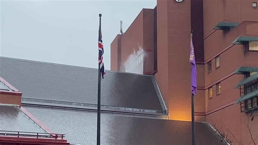 Hundreds evacuated as a fire breaks out at the British Library in London