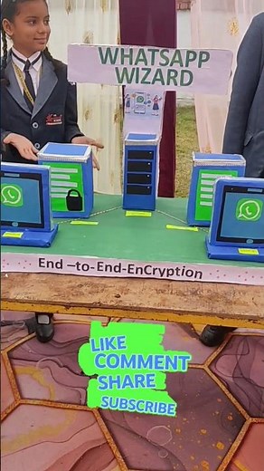 Whatsapp working model | Computer Science Exhibition #viral #trending #computerscience