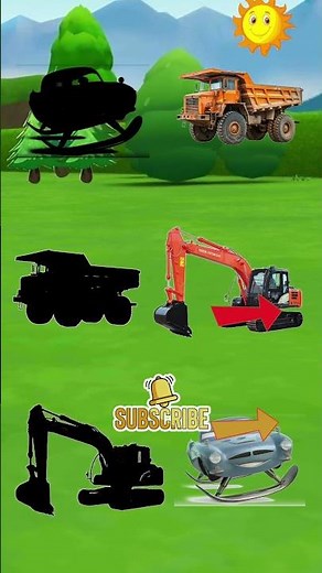 IQ Test Guys ‼️🚜Komatsu Excavator vs 🚚Construction Truck Guess Game #cars