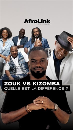 Régis Leogal (Réejo) on Instagram: "[FR] Zouk vs Kizomba… tu connais la différence ? 👀 Dans cet épisode d’AfroLink, nous remontons aux origines de ces deux genres incontournables de la diaspora. Le zouk, né en Martinique et en Guadeloupe à la fin des années 70, est rapide, énergique, porté par des percussions puissantes et des cuivres vibrants (120–145 bpm). Le mot zouk venait d’ailleurs des soirées où l’on allait danser… comme l’explique si bien Jocelyne Béroard de Kassav. La kizomba, elle, vi