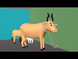 चालाक गाये कार्टून। Chalak gaye cartoon