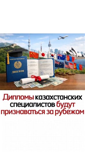 Новости Казахстана и мира! 🌍📺 on Instagram: "Казахстанские дипломы выходят на новый уровень Сенат Казахстана ратифицировал Токийскую конвенцию ЮНЕСКО о признании квалификаций в высшем образовании. Это означает, что дипломы казахстанских вузов будут признаваться в странах Азиатско-Тихоокеанского региона — включая Китай, Японию, Южную Корею, Австралию, Новую Зеландию, Монголию и другие государства. Документ вводит единые стандарты признания образования, ускоренные процедуры подтверждения дипломо