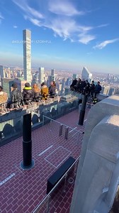 Hold on tight! A new attraction in New York City allows visitors to sit atop a steel beam and recreate a famous 1932 photograph. | ABC 7 Chicago