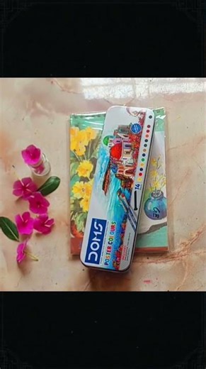 Doms 14 Shades Poster Colours Unboxing! ✨ সেরা কালার? 🎨 #Review #MinhaArtAcademy