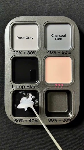 Color name guessing challenge! #asmr #mix #mixing #colormixing #mixingcolors #black #pink #yellow