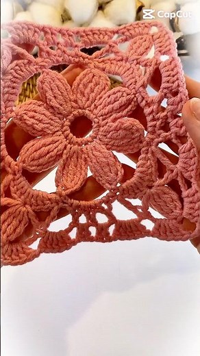 Crochet New Beautifull Flower Granny Square