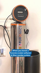 Installing a Puronics water softener and filter combo system
