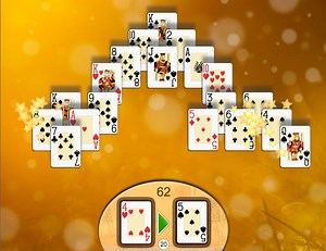Jeu Pyramide Solitaire Tournoi 2 joueurs Facile