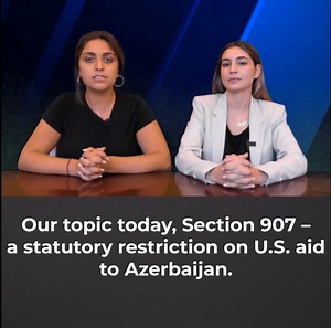 3K views · 82 reactions | We're Counting On You: ANCA Summer Advocates Lar Tabakian and Talia Bezdjian take a deep dive into the importance of Section 907 restrictions on U.S. aid to Azerbaijan, and the steps you can take to ensure that the U.S. zeroes out all military aid to the oil-rich Aliyev regime. Take two minutes to watch the video then take action at anca.org/907 and anca.org/ndaa. | ANCA | Facebook