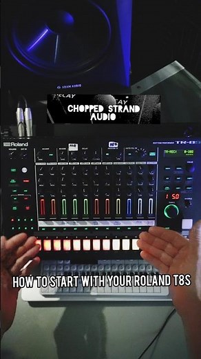 How to start with your Roland TR-8S in 1 min! #tr8s #rolandtr8s #drummachines