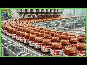 The Secret Behind Nutella: How Chocolate Spread is Made in a High -Tech Factory