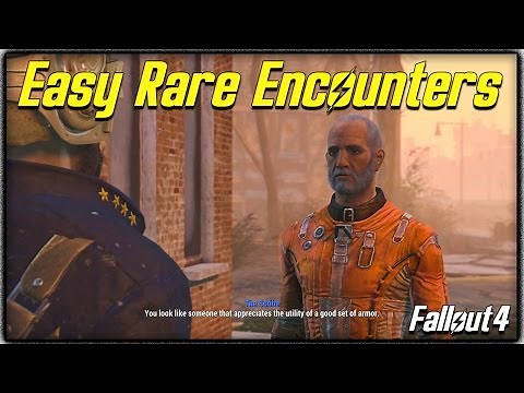 Fallout 4 "Unique Encounters" Guide! How to get Rare Traders + Other Special NPCs Easily!