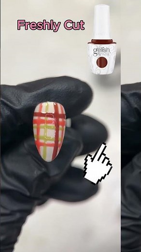 Plaid Nail Art with Nail Supply Inc