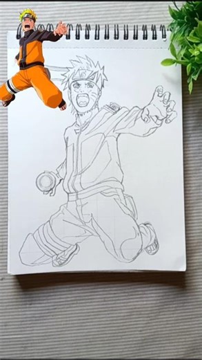 Naruto outline drawing #anime #naruto #outline #drawing #tending #viral #shorts #begnners
