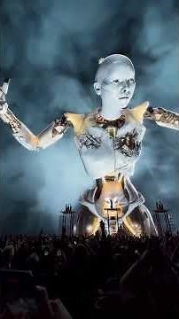 Rave Concert Features Impressive Robot Visuals