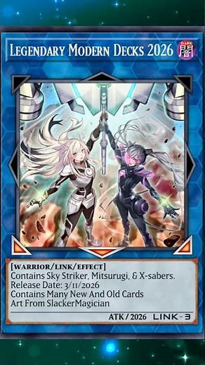 Legendary Modern Decks 2026 (Best Product Yet) #yugioh #yugiohtcg #yugiohcards