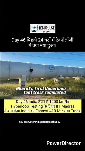 Day 46 1200 km/h Hyperloop Test! IIT Madras Unlocked the Future! Chennai to Banglore in 15 minutes