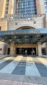 1.2K views · 1.7K reactions | MUST - TRY HOTEL IN ATLANTA, GA✨ --- @fsatlanta was the perfect hotel during my recent visit to Atlanta. You can expect for the staff to go above and beyond with anything you need, amazing accommodations, and a perfect location that's in the middle of the city. Dining at their restaurant, @brasseriemargotatl is also a MUST! No @fourseasons hotel has ever let me down! #atl #atlantahotel #thingstodoinatlanta #atlanta | Searching High With Lo | Facebook