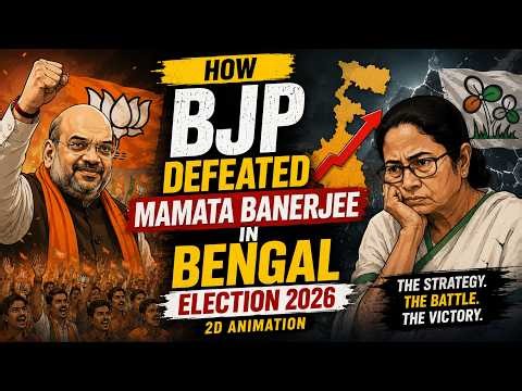 BJP vs Mamata Banerjee: Bengal Election 2026 Explained | 2D Animation