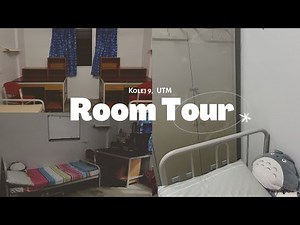 🏫 UTM Kolej 9 Room tour *realistic 马来西亚工艺大学Kolej 9宿舍
