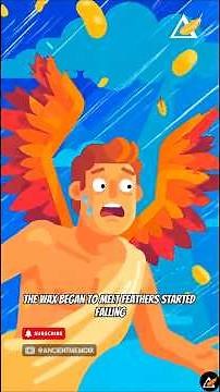 Icarus: When Overconfidence Becomes Fatal 🪽 #greekmythology #mythologystories #shorts