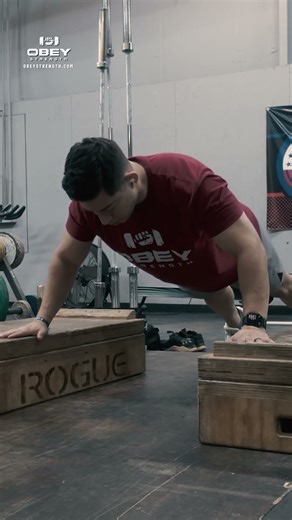 Box Plyometric Push Up | Dr. Dave Strength x Obey Strength