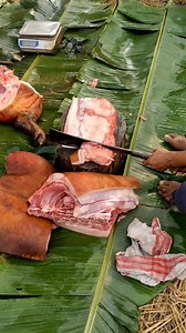 14K views · 195 reactions | Solid pork cutting. Local pork meat. Vill Boy. #porkcutting #pork #meatcutting #highlights #picnic Binita Rai Magar | VillzBoy | Facebook