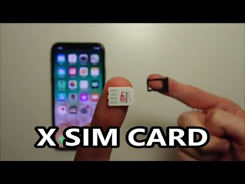 iPhone X SIM Card How to Insert or Remove