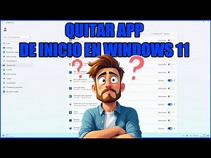 Windows 11 Quitar aplicaciones de inicio | Evitar que algunas aplicaciones inicien con el sistema
