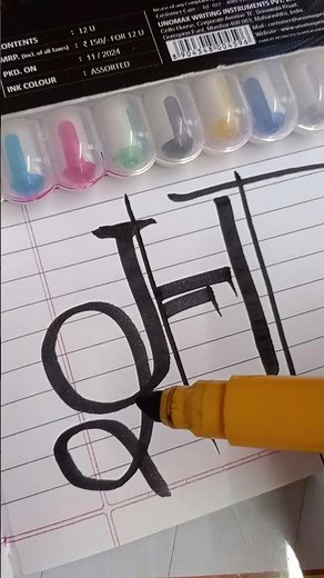 create H letter cursive Writing #handwriting