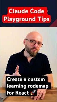 How to build a custom learning roadmap for React — Claude Code Playground