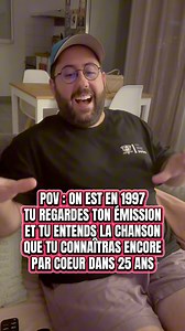 583K views · 9.2K reactions | POV : ON EST EN 1997 ET TU ENTENDS LA CHANSON QUE TU CONNAÎTRAS ENCORE PAR COEUR DANS 25 ANS #annees90 #souvienstoi #nostalgie #modzii | Modzii | Facebook