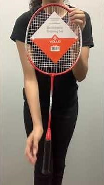 Kit Badminton Vollo VB002 2 Raquetes 3 Petecas e Raqueteira Ideal Iniciante