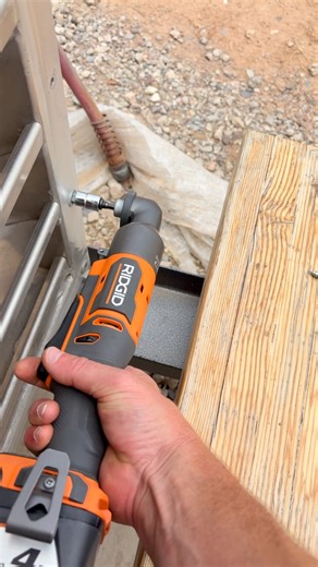 13K views · 138 reactions | Right angle impact wrench for the win! Oh and the variable speed trigger makes speed control so precise! #teamridgid #rightangle #tightspaces #tools #impactwrench | Ash & Ember Woodshop | Facebook