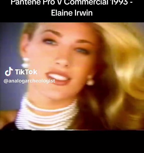 Pantene Pro V Commercial 1993 - Elaine Irwin #pantene #elaineirwin #90s #VHS #nostalgia
