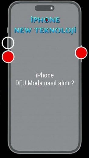 iPhone DFU Mode nasıl alınır? #apple #iphone #mode #dfu #dfumode
